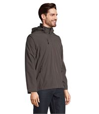 SOFTSHELL CON CAPPUCCIO E MANICHE REMOVIBILI